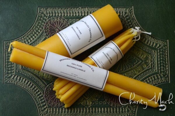 Mohawk Valley Trading Company 100% Pure Beeswax Candles